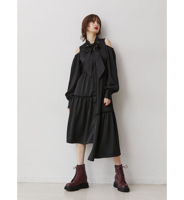jouetie「カットアウトショルダーワンピース」|ワンピース|