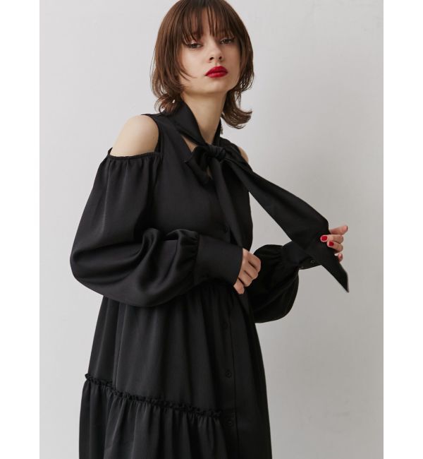 jouetie「カットアウトショルダーワンピース」|ワンピース|