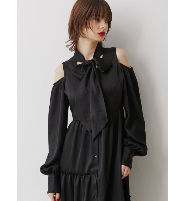 jouetie「カットアウトショルダーワンピース」|ワンピース|