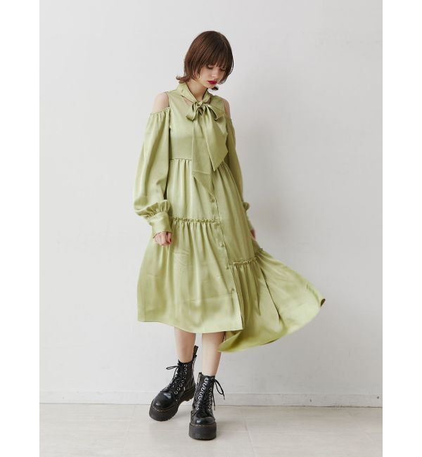 jouetie「カットアウトショルダーワンピース」|ワンピース|