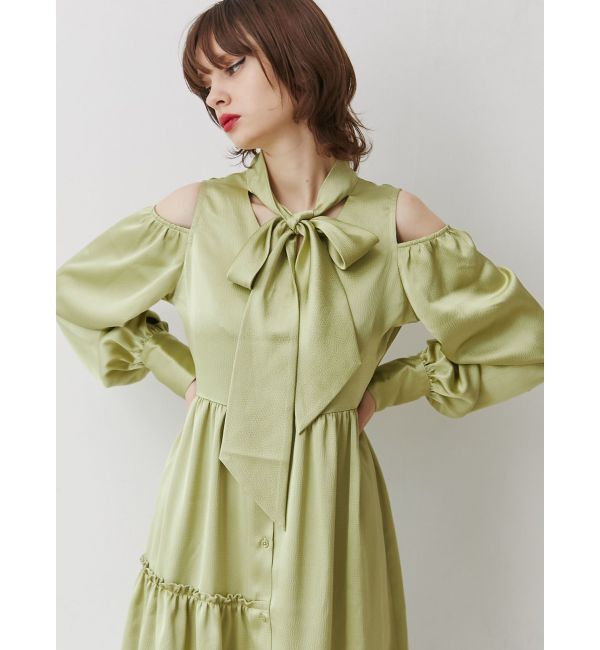 jouetie「カットアウトショルダーワンピース」|ワンピース|