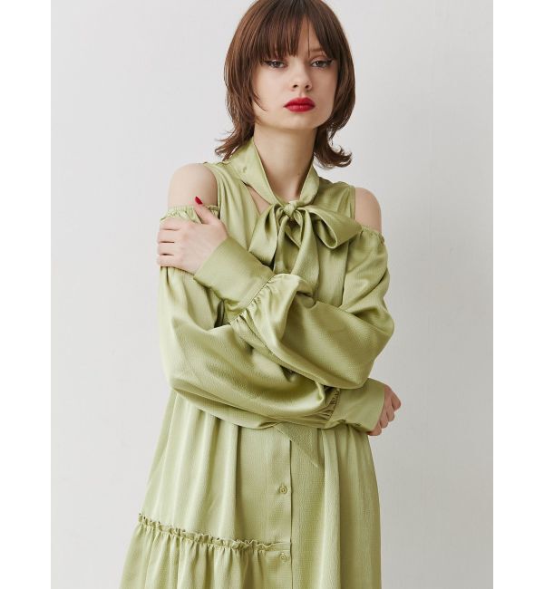 jouetie「カットアウトショルダーワンピース」|ワンピース|