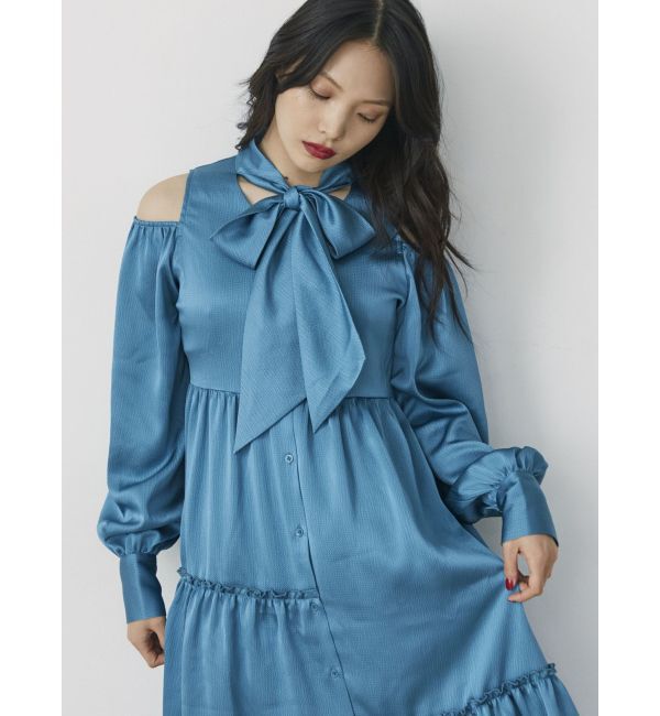 jouetie「カットアウトショルダーワンピース」|ワンピース|