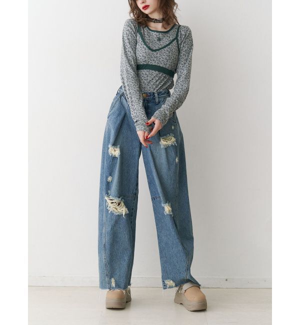 jouetie「【MILLER】ビスチェレイヤードトップス」|Tシャツ・カットソー|