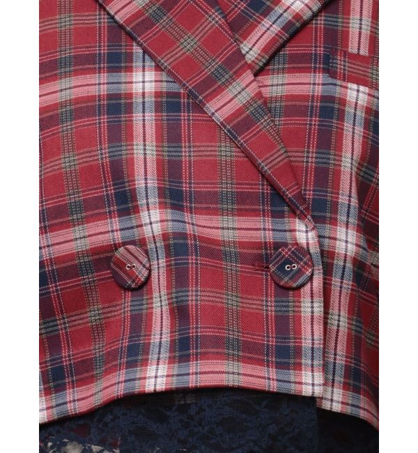 jouetie「ヘムレースショートジャケット【セットアップ対応】」|テーラードジャケット|