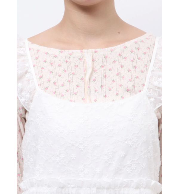 merry jenny「lacefrillキャミワンピース」|ワンピース|