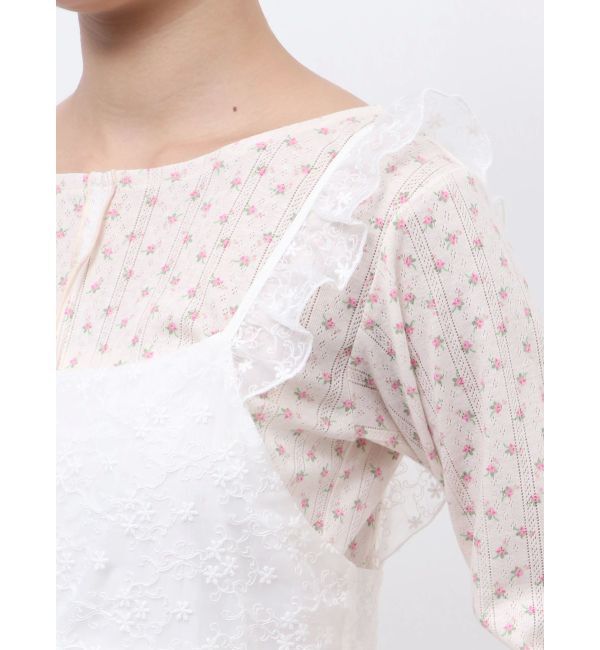 merry jenny「lacefrillキャミワンピース」|ワンピース|