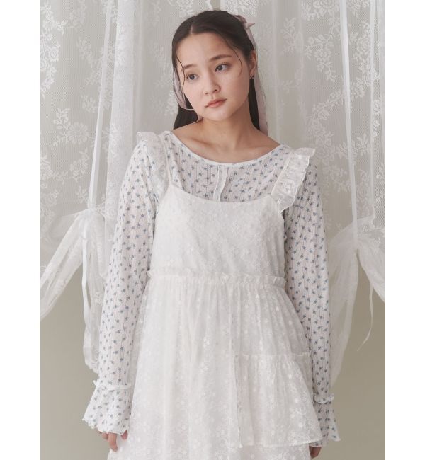 merry jenny「lacefrillキャミワンピース」|ワンピース|