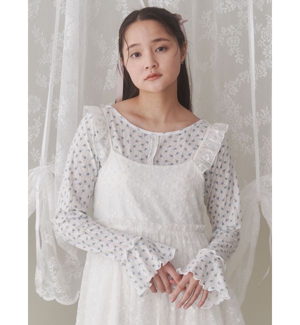 merry jenny「lacefrillキャミワンピース」|ワンピース|