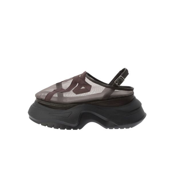 merry jenny「RIBBON mesh sabot」|スニーカー|