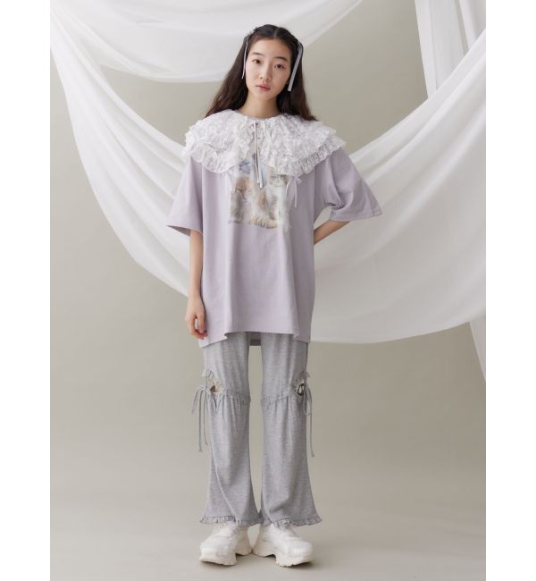 merry jenny「cat ribbon big tee」|Tシャツ・カットソー|