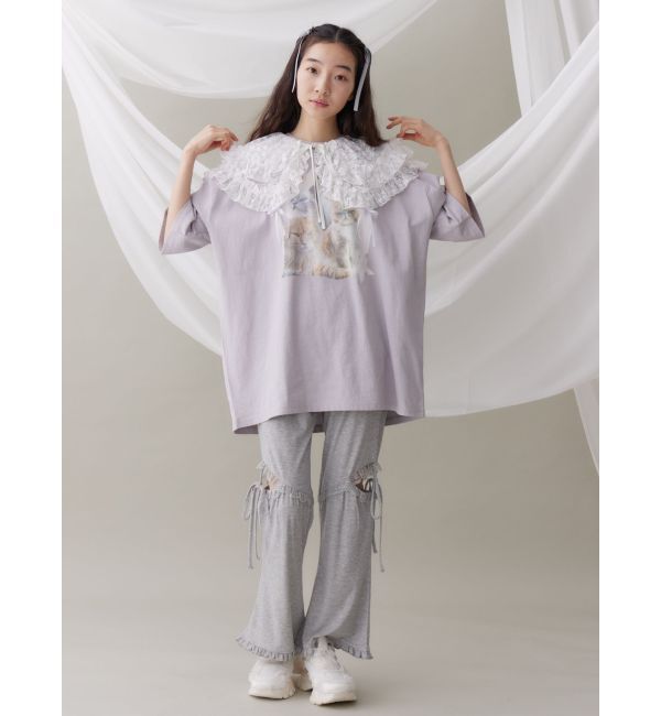 merry jenny「cat ribbon big tee」|Tシャツ・カットソー|