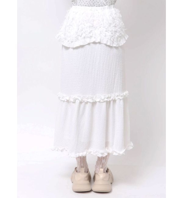 merry jenny「ガーターフリルスカート」|スカート|