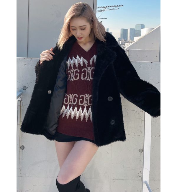 GYDA「コクーンエコファーブルゾン」|ブルゾン・スタジャン|