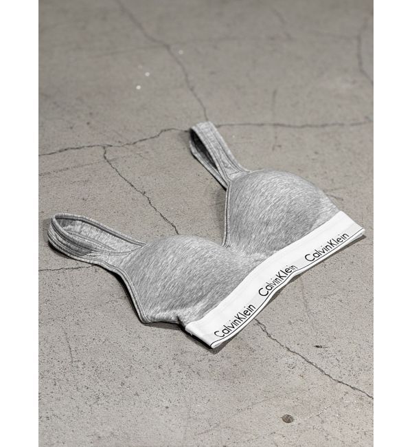 GYDA「CalvinKlein SCOOP BACK LL BRALET」|インナー|グレー