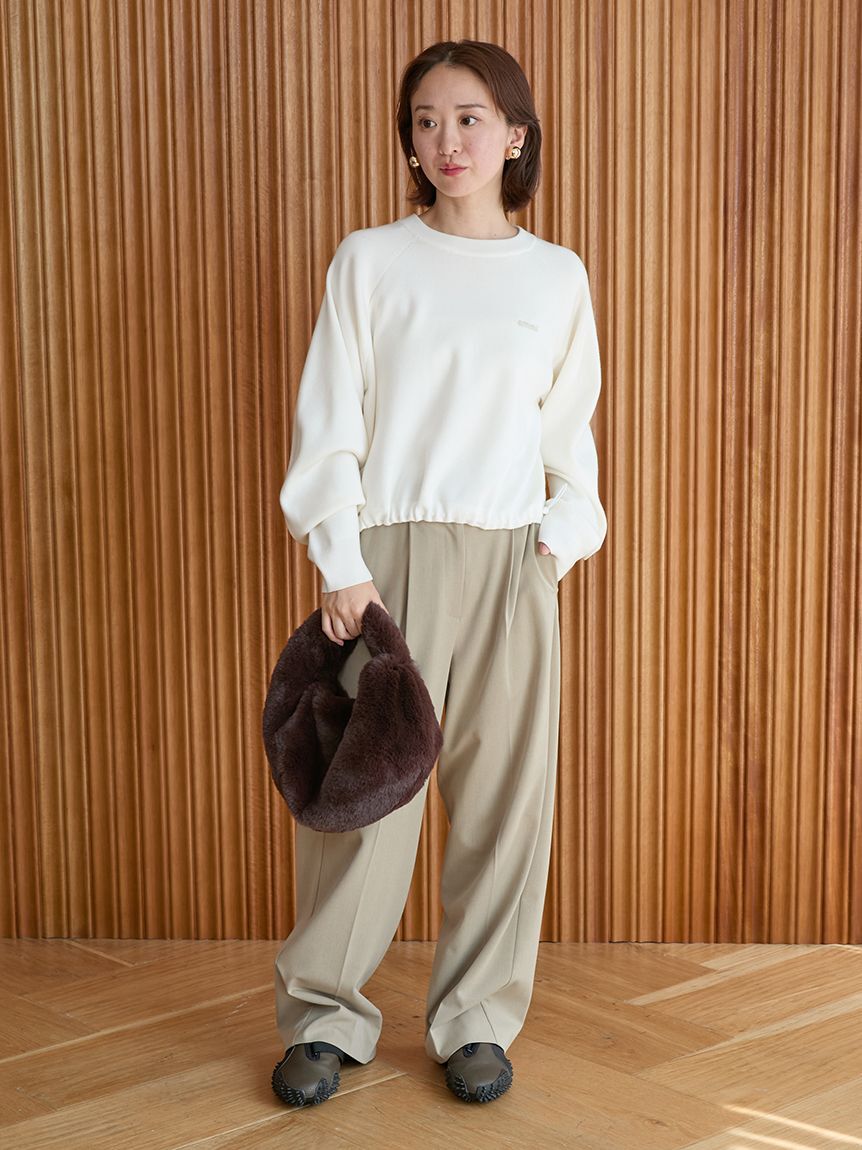 emmi atelier「エンブロイダリーemmiロゴスウェット」|スウェット・ジャージ|