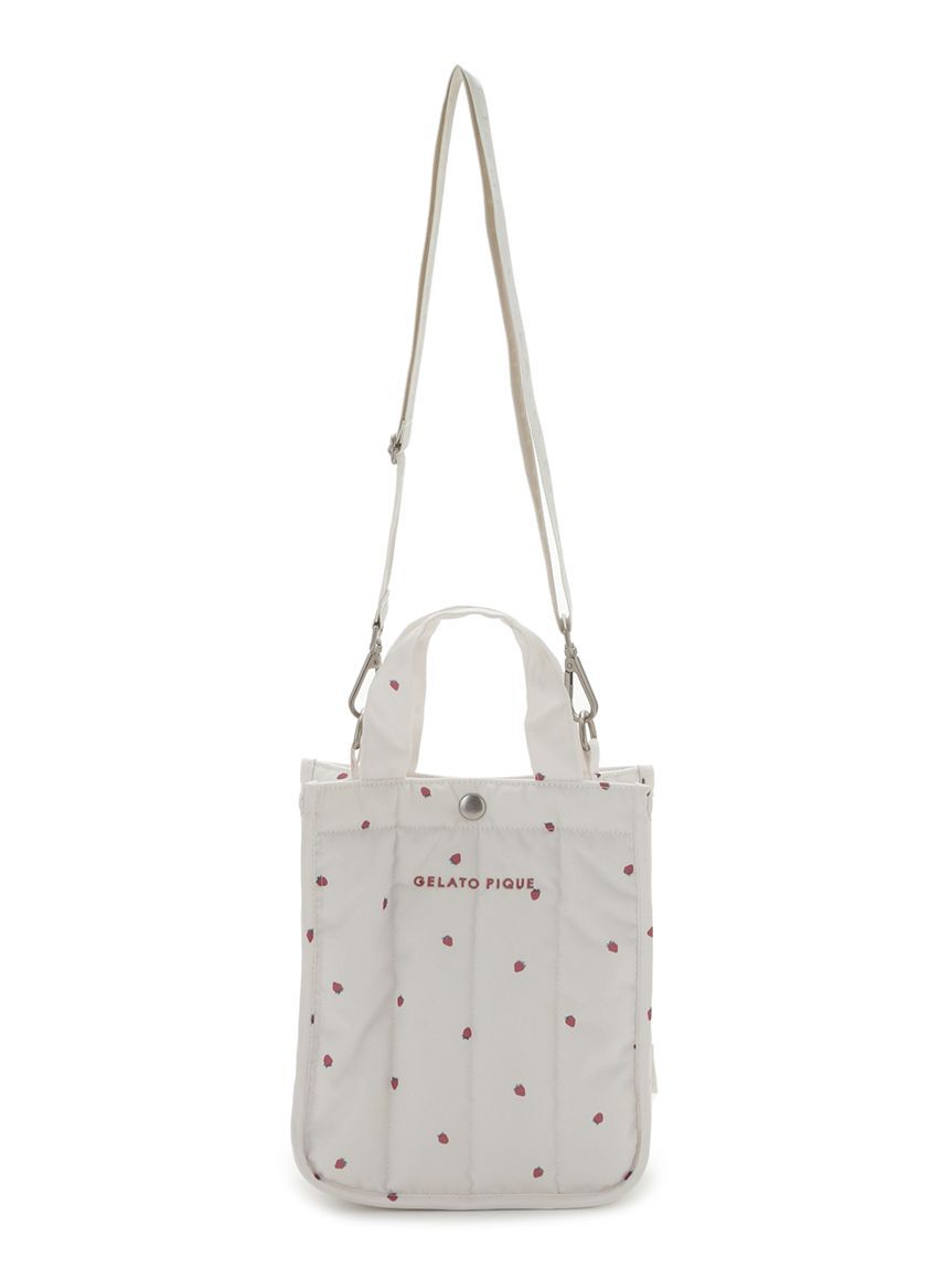  GELATO PIQUE CAT&DOG「【CAT&DOG】【販路限定商品】ストロベリーキルティングお散歩バッグＳ」|その他|