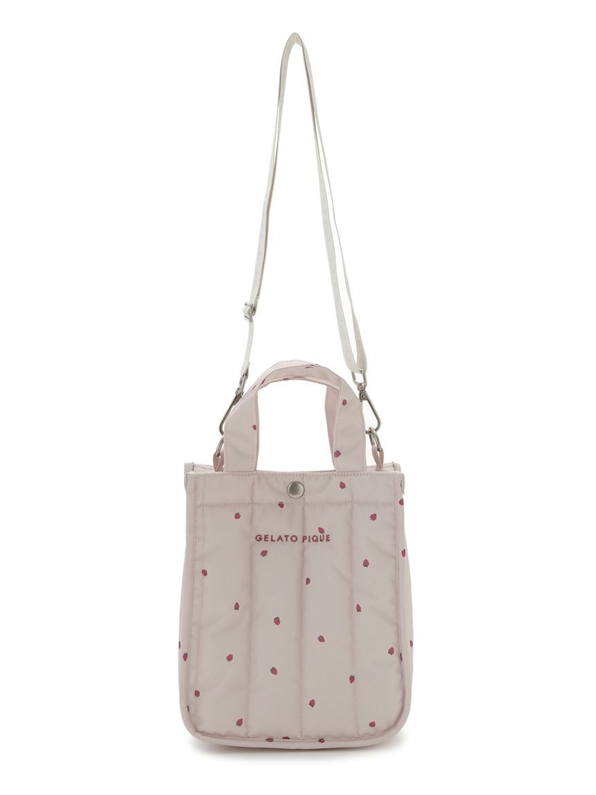 GELATO PIQUE CAT&DOG「【CAT&DOG】【販路限定商品】ストロベリーキルティングお散歩バッグＳ」|その他|