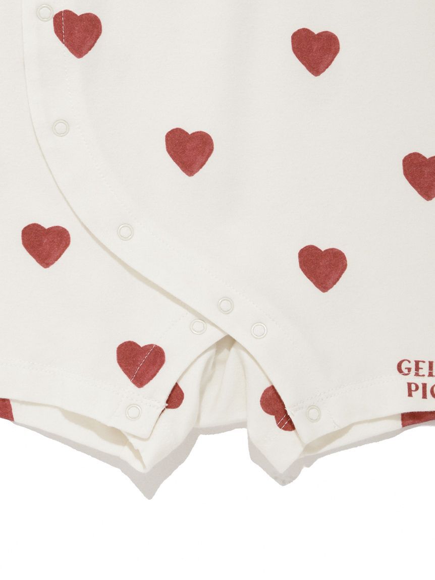GELATO PIQUE KIDS & BABY「【BABY】ハート柄ロンパース」|ロンパース|