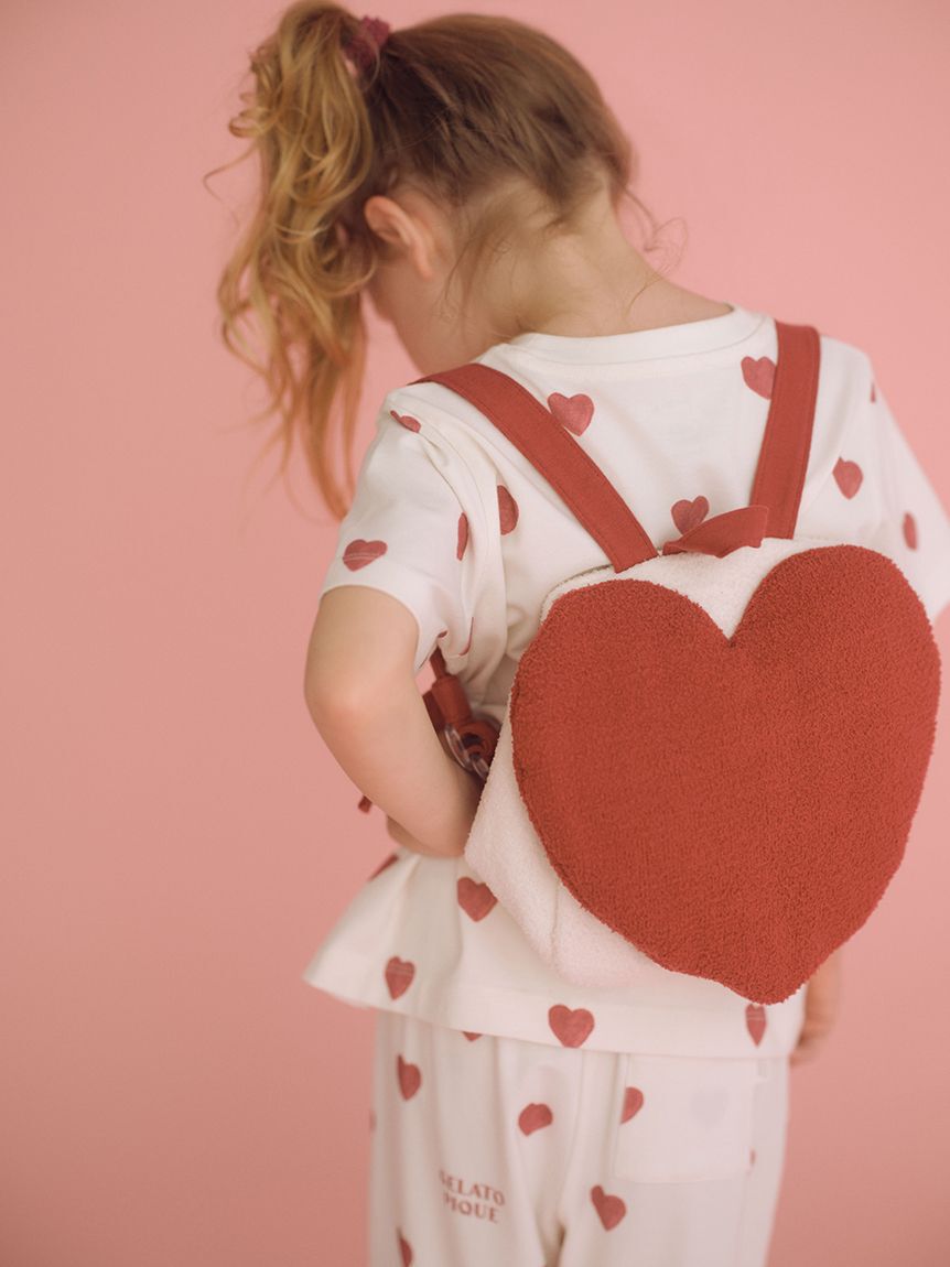 GELATO PIQUE KIDS & BABY「【KIDS】ハート柄Tシャツ」|ルームウェア|