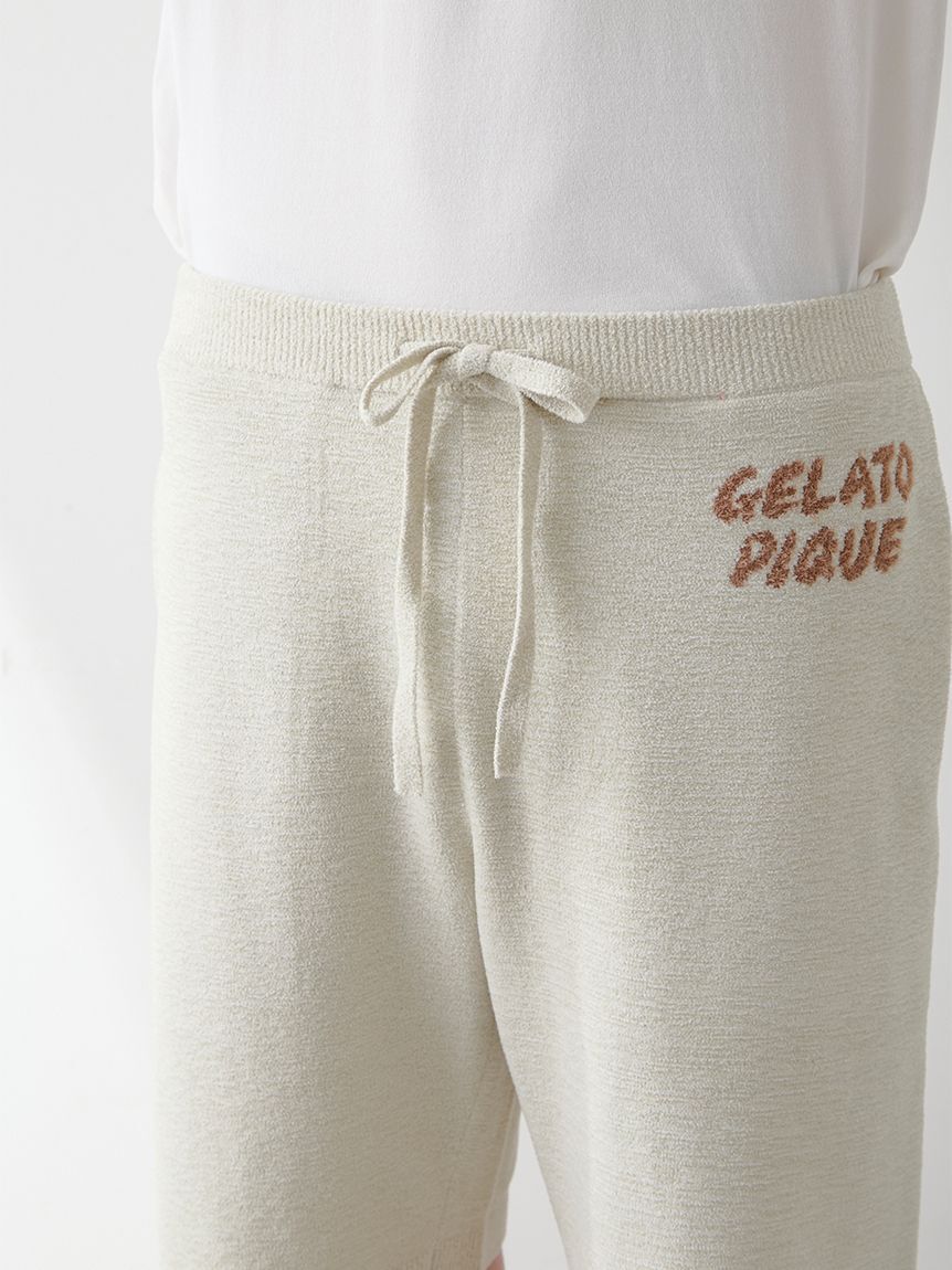 GELATO PIQUE HOMME「【ONLINE限定】【HOMME】sleeping cat ジャガードプルオーバー＆ハーフパンツセット」|ルームウェア|