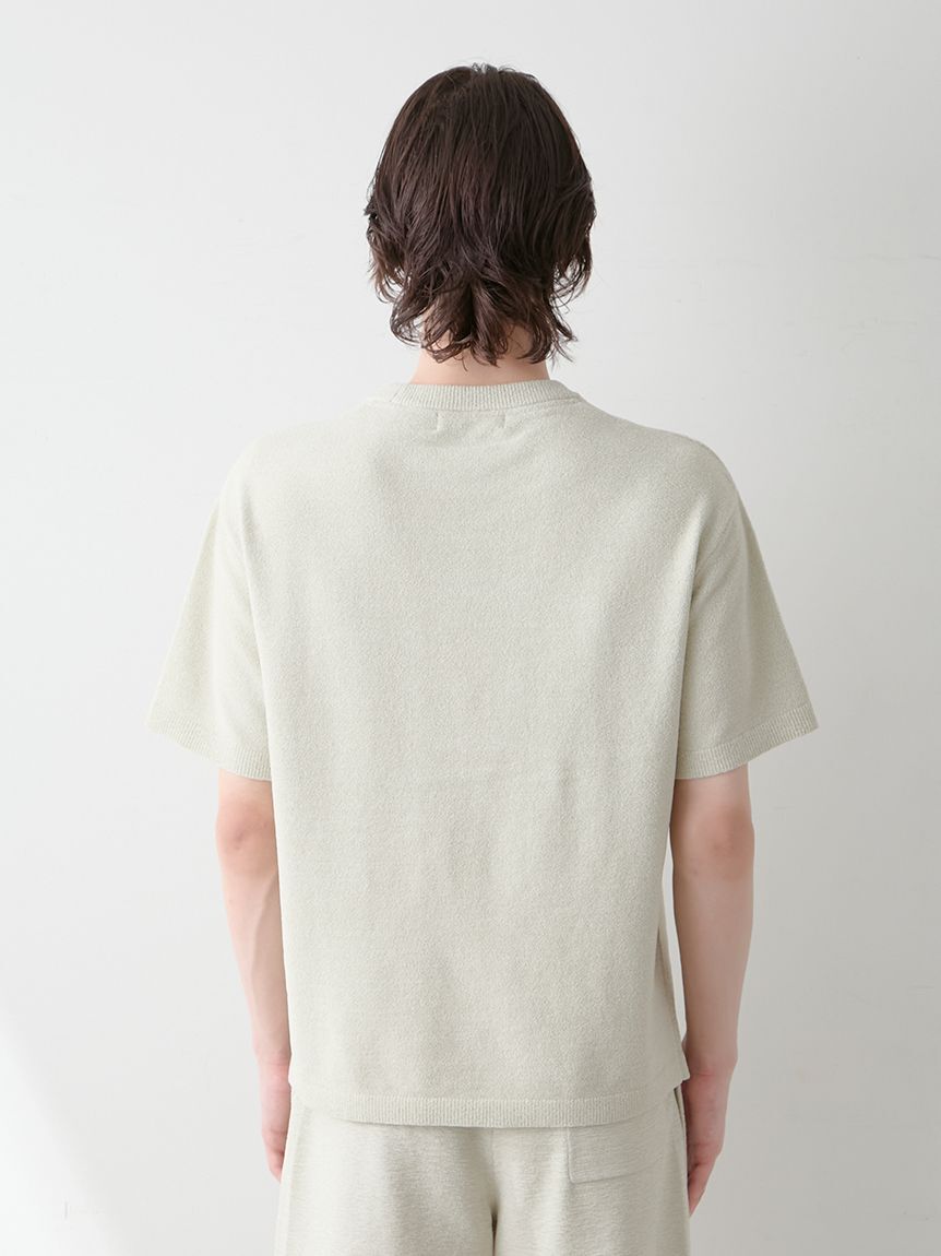 GELATO PIQUE HOMME「【ONLINE限定】【HOMME】sleeping cat ジャガードプルオーバー＆ハーフパンツセット」|ルームウェア|