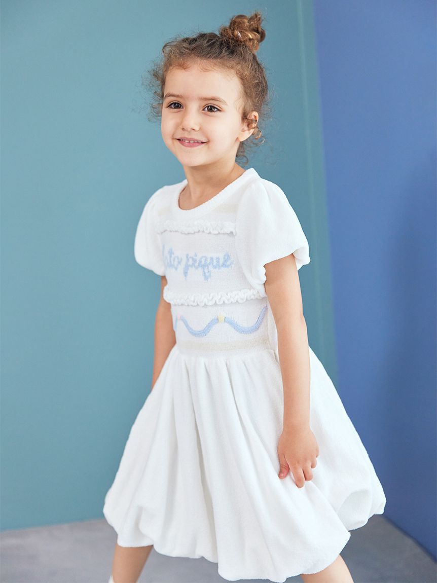 GELATO PIQUE KIDS & BABY「【KIDS】エアリーモコホイップケーキワンピース」|ワンピース|