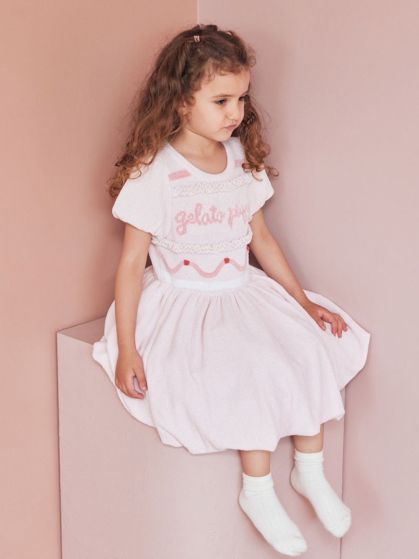GELATO PIQUE KIDS & BABY「【KIDS】エアリーモコホイップケーキワンピース」|ワンピース|PNK