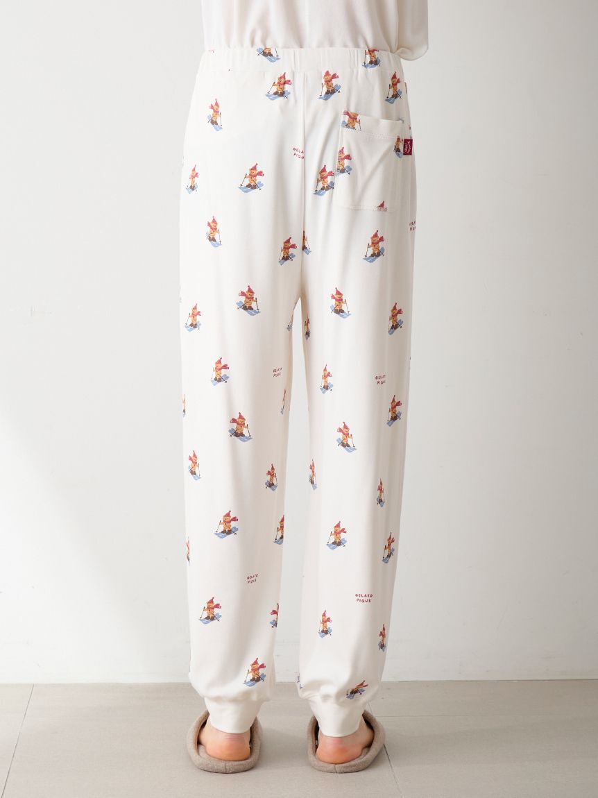 GELATO PIQUE HOMME「【HOLIDAY】【HOMME】スキーベア柄ロングパンツ」|ルームウェア|