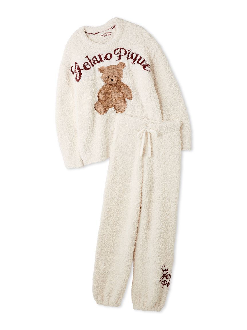 gelato pique「【ONLINE限定】【HOLIDAY】ジェラートスノーベアジャガードプルオーバー＆ロングパンツ」|ルームウェア|IVR