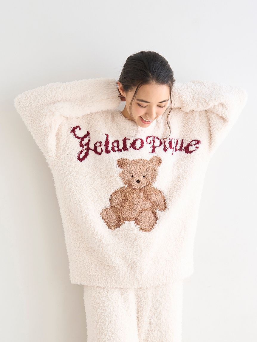 gelato pique「【ONLINE限定】【HOLIDAY】ジェラートスノーベアジャガードプルオーバー＆ロングパンツ」|ルームウェア|