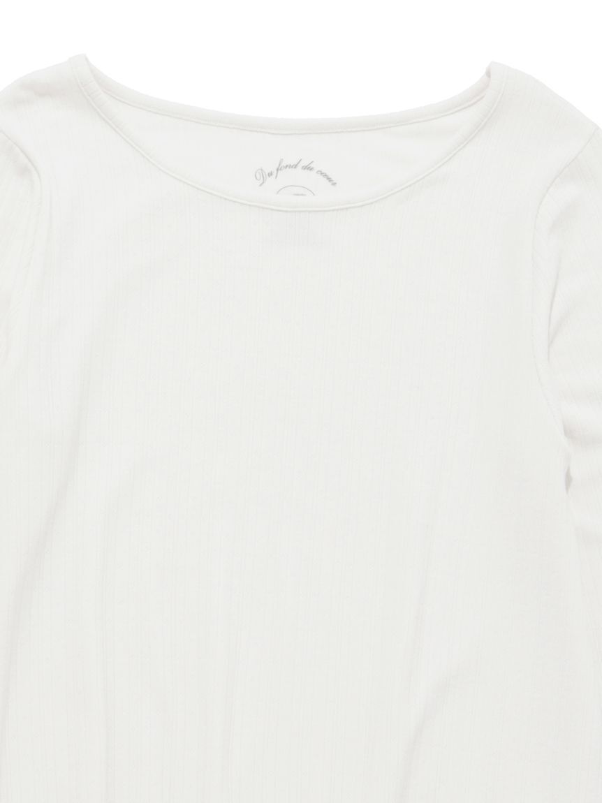 gelato pique「針抜きフリルロンT」|ルームウェア|