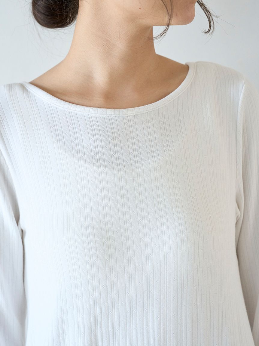 gelato pique「針抜きフリルロンT」|ルームウェア|