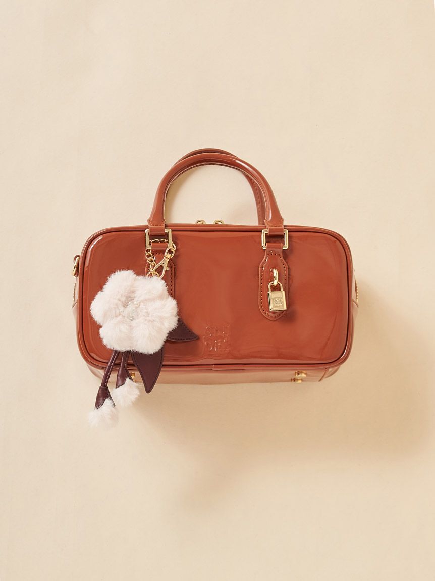 SNIDEL「フラワーファーチャーム」|キーケース|