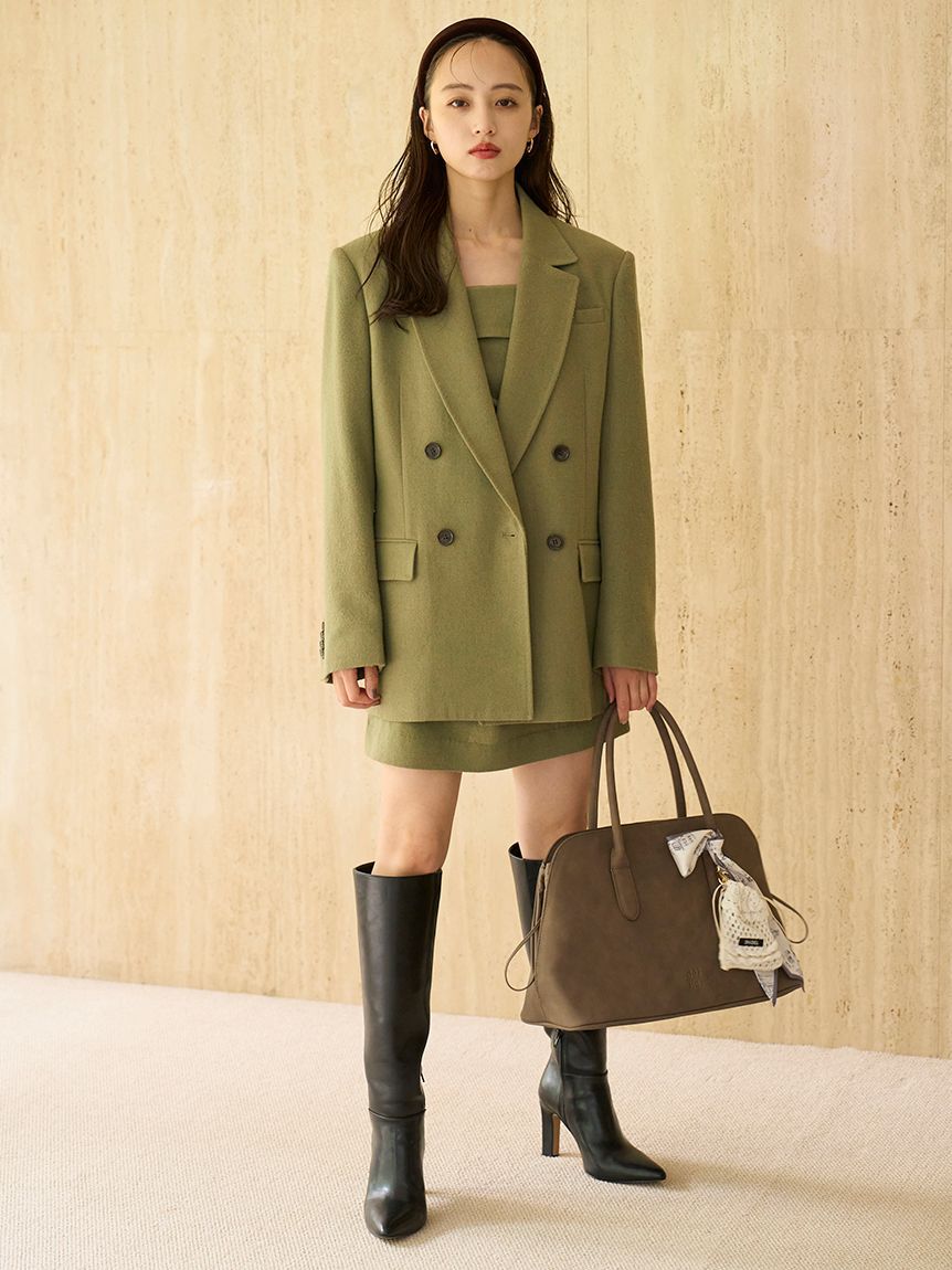 SNIDEL「ウールベアミニワンピース」|ワンピース|