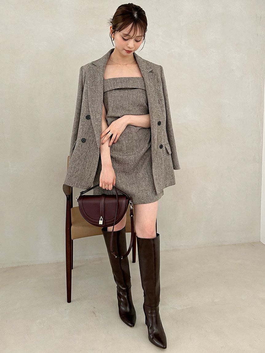 SNIDEL「ウールベアミニワンピース」|ワンピース|