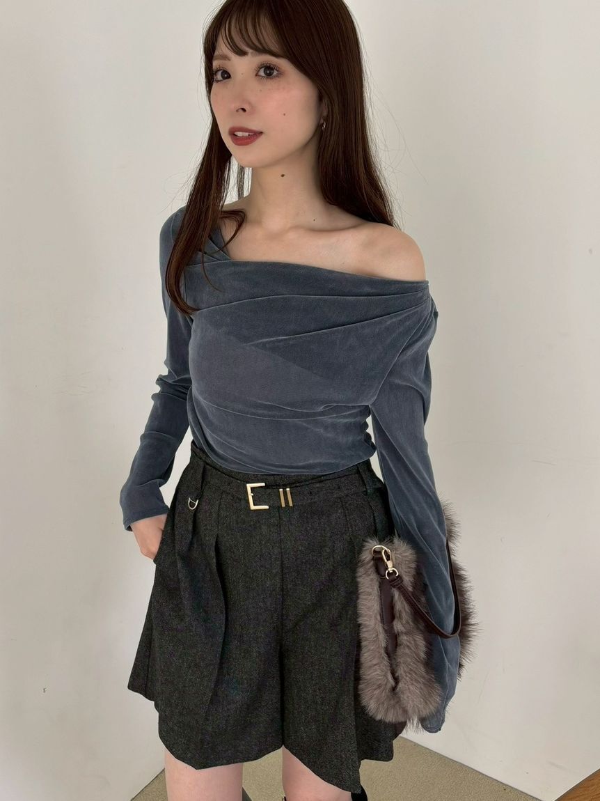 デコルテタックフロッキーチュールトップス（FRAY I.D）｜ルミネの