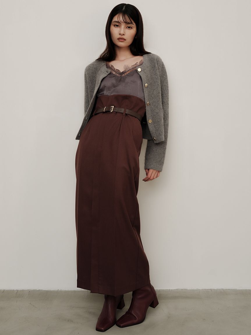 FRAY I.D「センタープレスタイトスカート」|スカート|