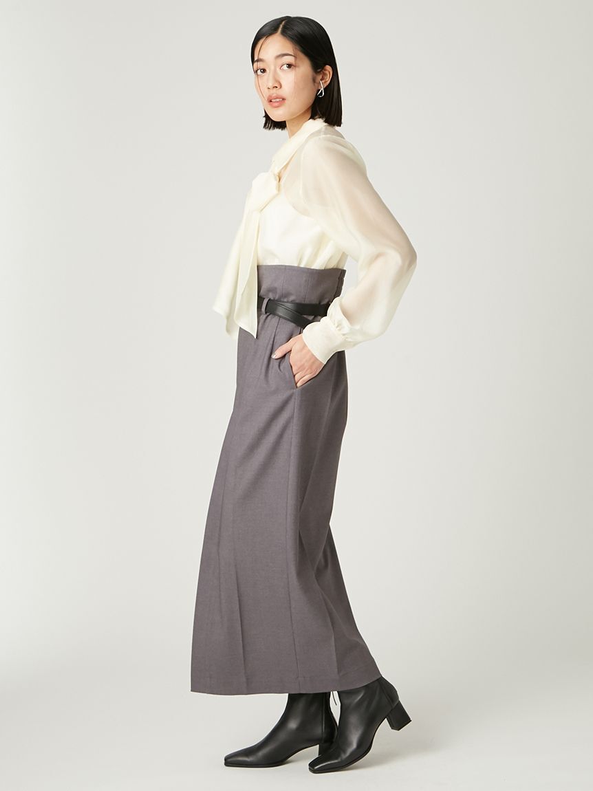 FRAY I.D「センタープレスタイトスカート」|スカート|