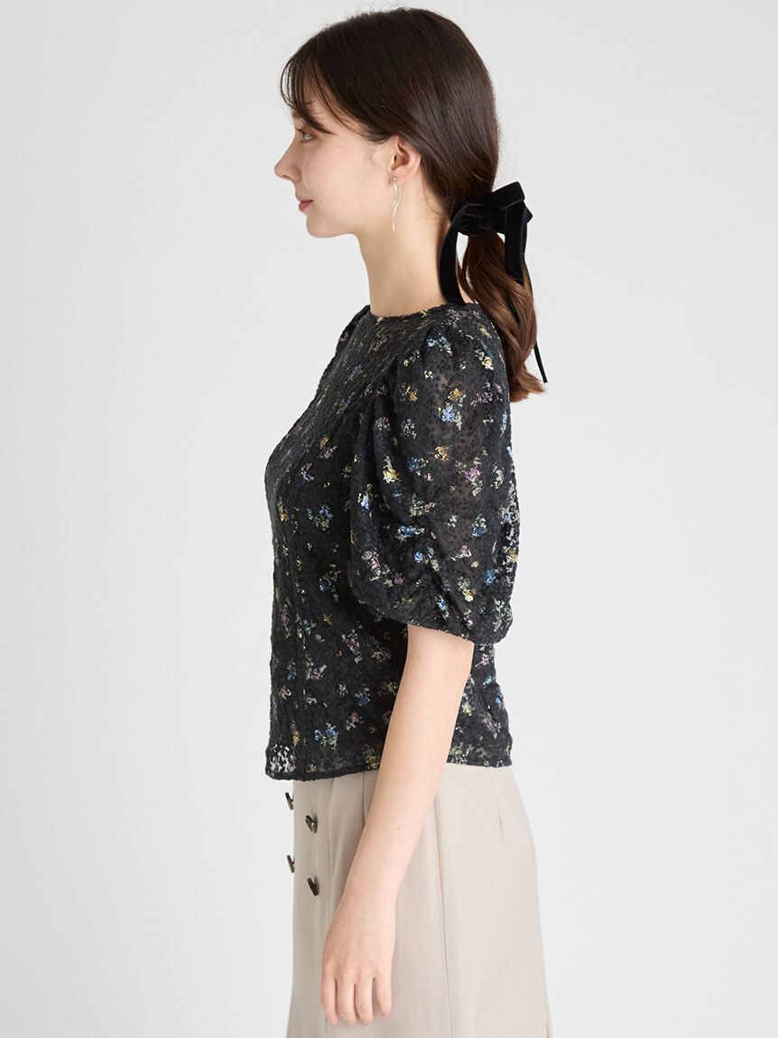 CELFORD「ピグメントフラワーブラウス」|シャツ・ブラウス|
