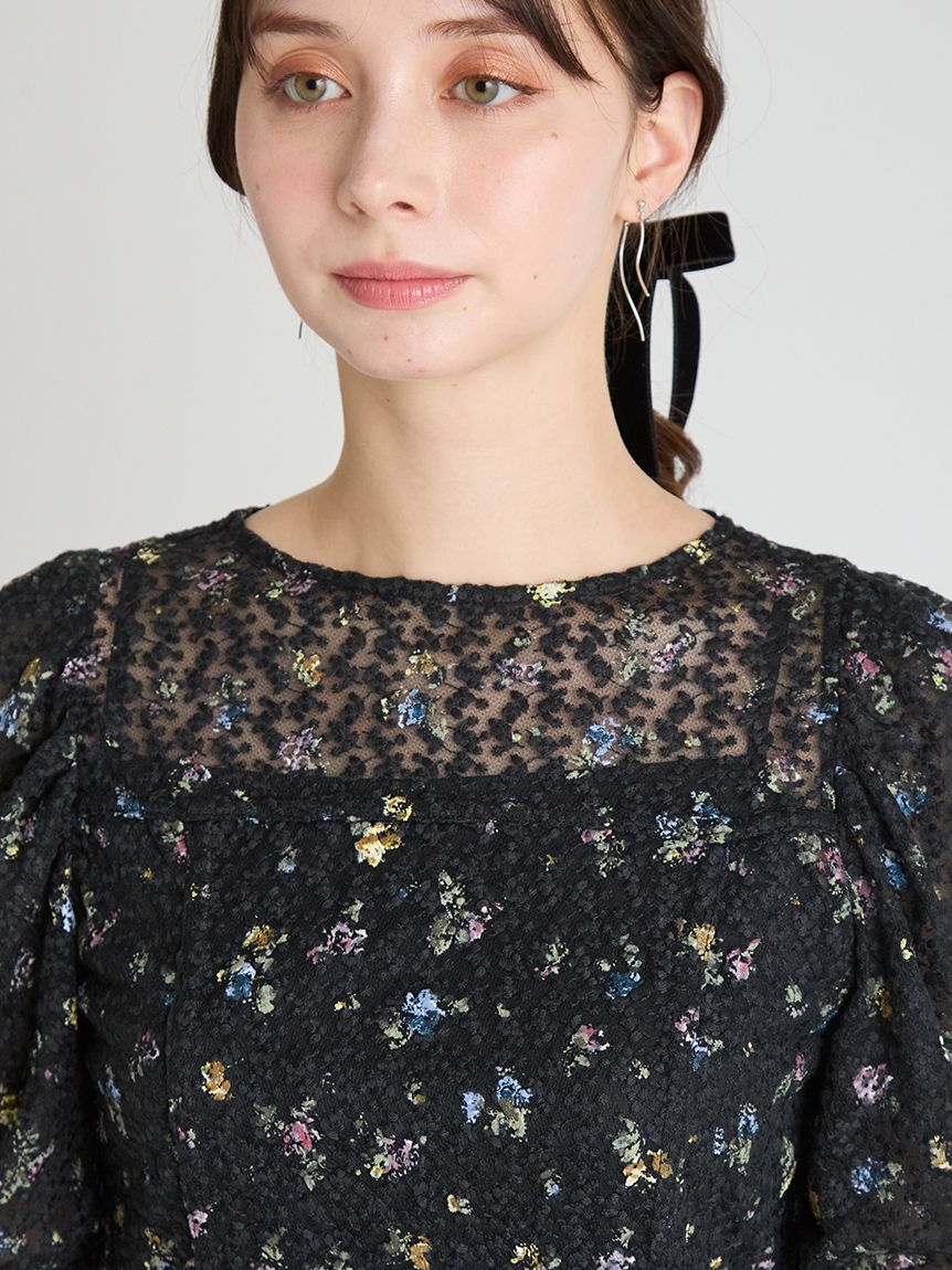 CELFORD「ピグメントフラワーブラウス」|シャツ・ブラウス|