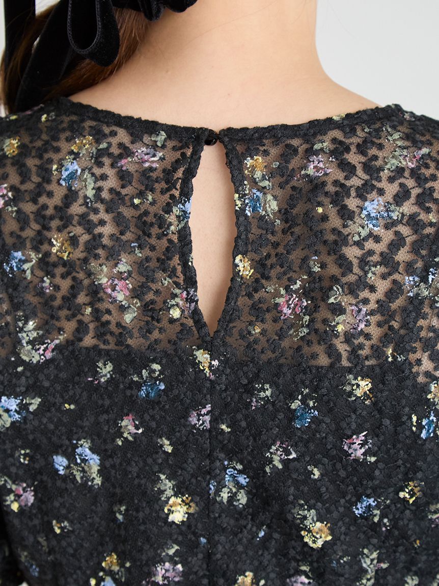 CELFORD「ピグメントフラワーブラウス」|シャツ・ブラウス|