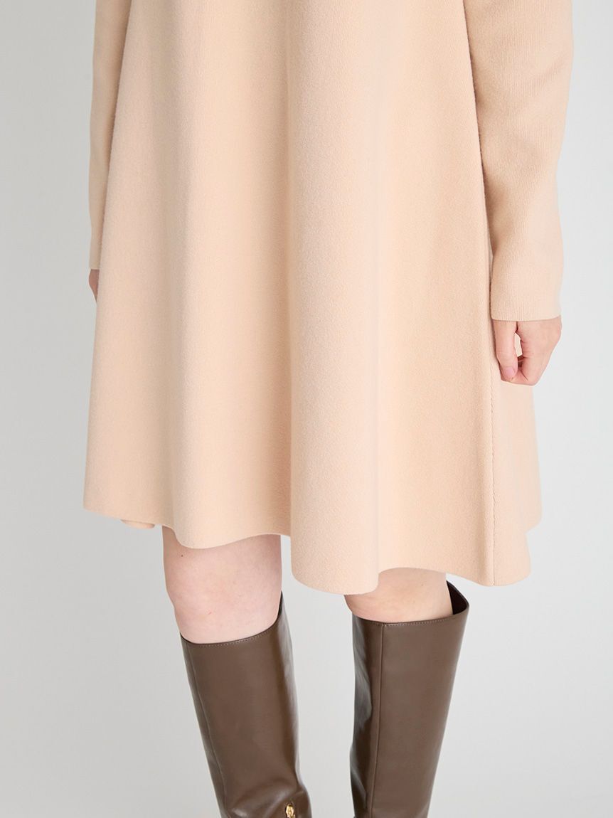 CELFORD「衿付きAラインニットワンピース」|ワンピース|