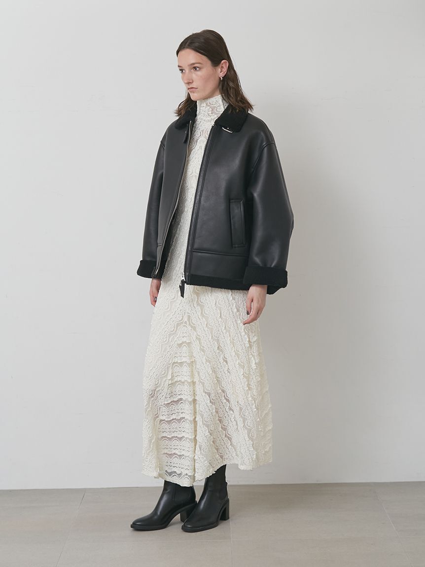 styling/「ラムレザーフライトジャケット」|ミリタリー・モッズコート|