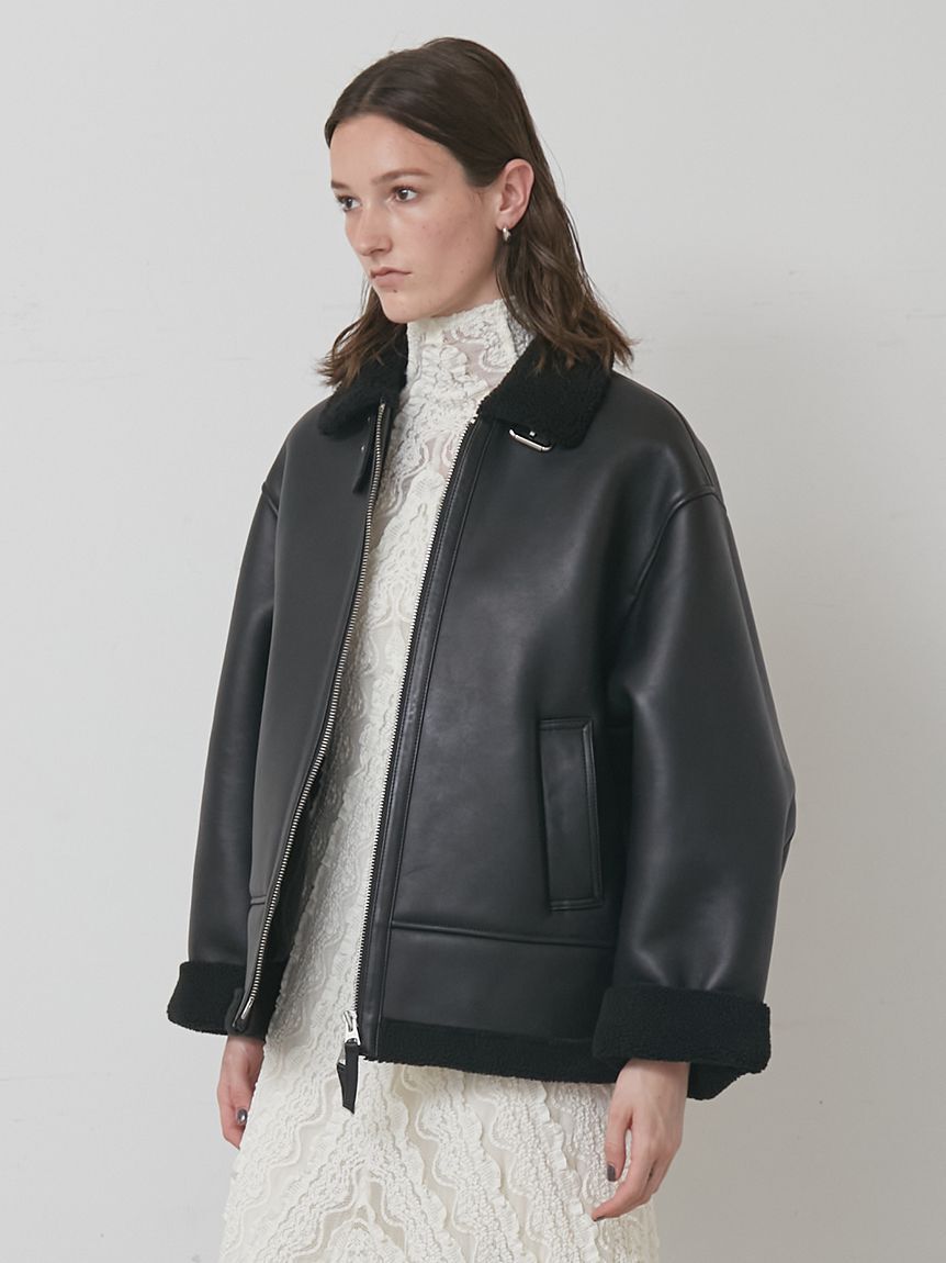 styling/「ラムレザーフライトジャケット」|ミリタリー・モッズコート|