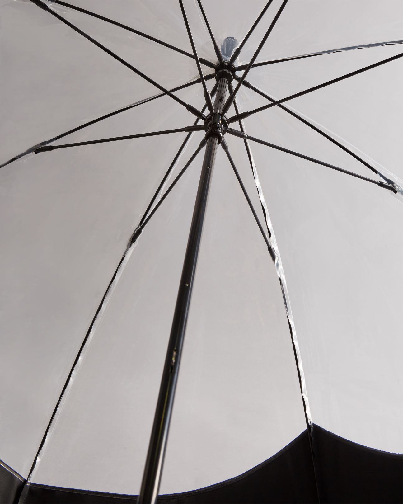 HUNTER「TRANSPARENT MOUSTACHE BUBBLE UMBRELLA」|傘|