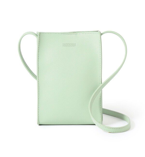 MACKINTOSH PHILOSOPHY「スマホショルダーポーチ」|ショルダー・メッセンジャー|ライトグリーン
