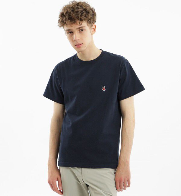 MACKINTOSH PHILOSOPHY「【WEB＆一部店舗限定】バッキンガムベア 5.6oz クルーネックワンポイントTシャツ」|Tシャツ・カットソー|ブルー