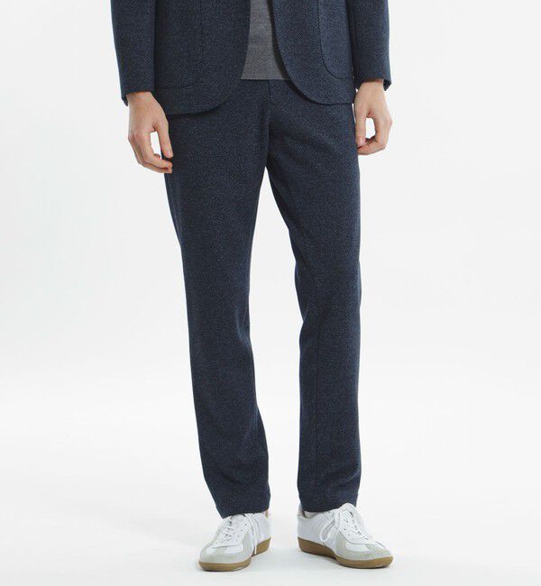 MACKINTOSH PHILOSOPHY「テーラードジャージー パンツ ムリネツイルジャージー」|スラックス|ブルー