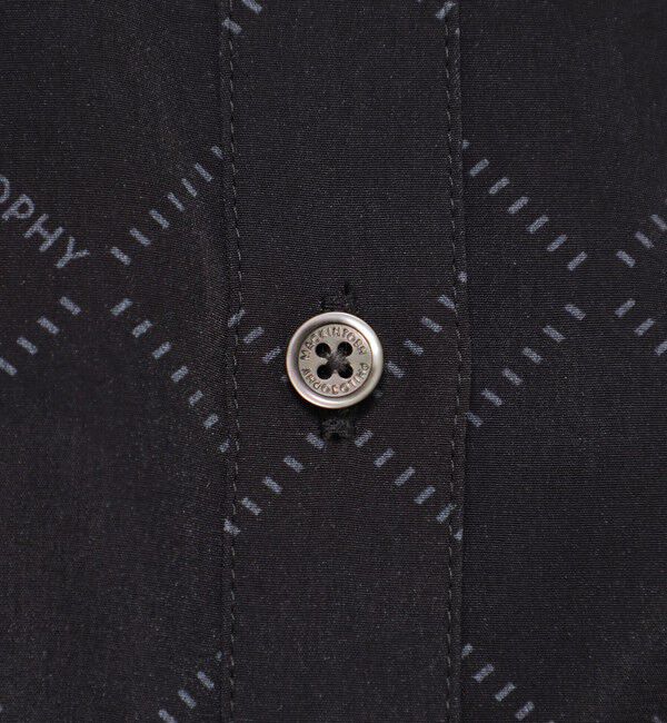 MACKINTOSH PHILOSOPHY「レタリングジオメトリープリントブラウス」|シャツ・ブラウス|